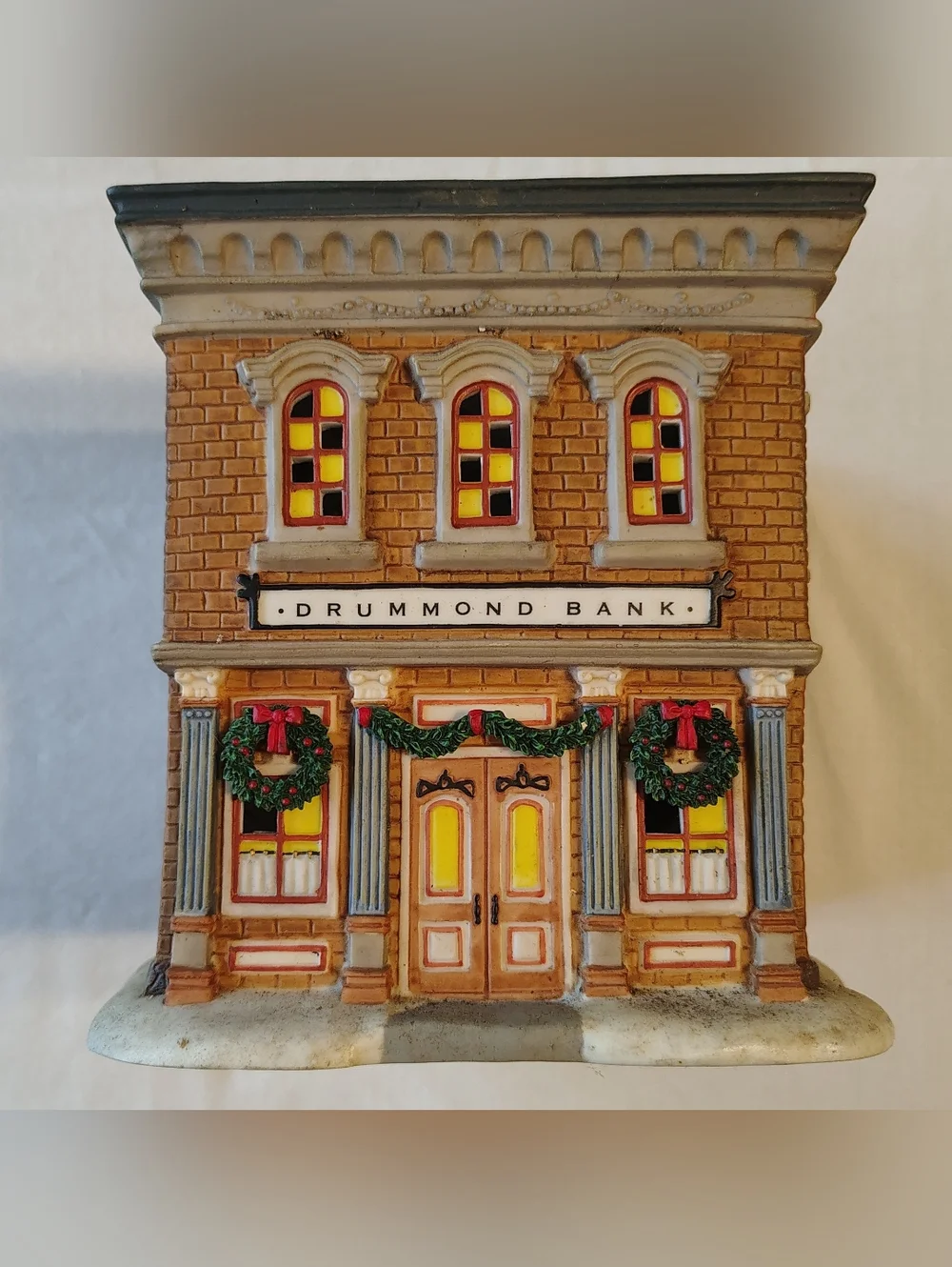 Department 56 New England Village Series Drummond Bank Building